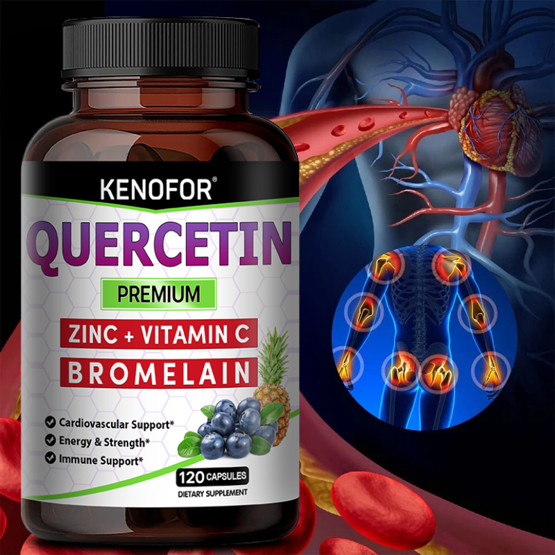 Wellness Quercetin - Quercetin Capsules with Bromelain, Zinc, Vitamin