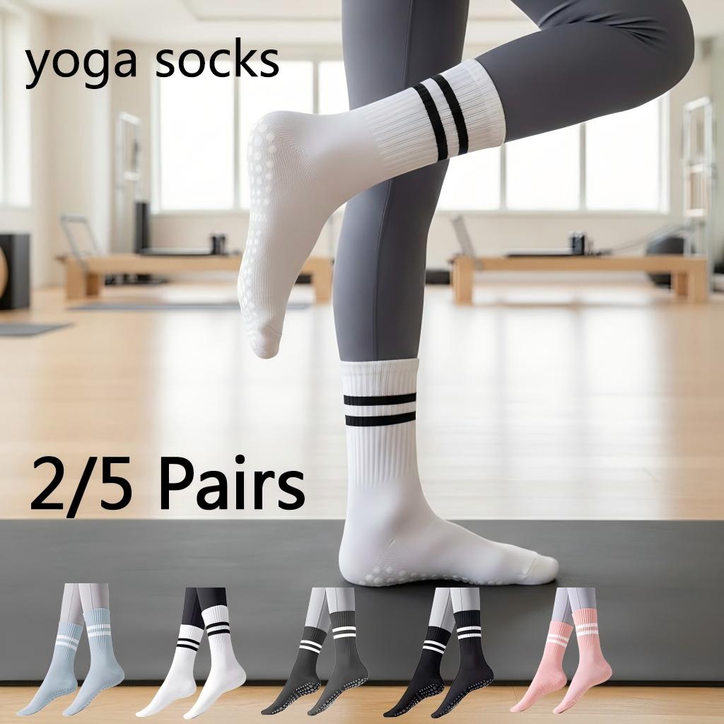 Herbal Yoga - Women Non Slip Yoga Socks, Grippy