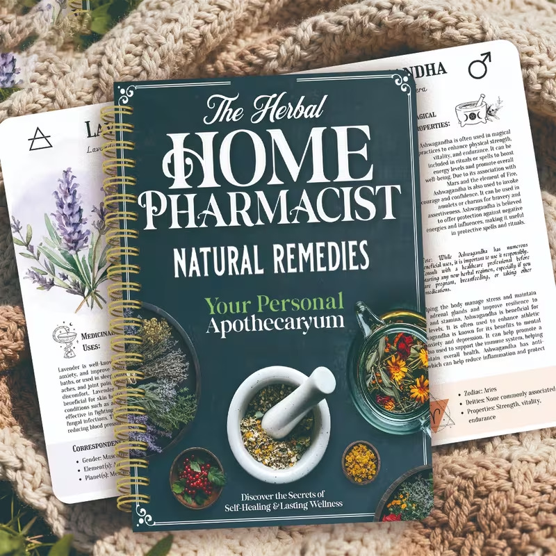 Herbal Wellness Book - Herbal Home Pharmacist Natural Remedies Book