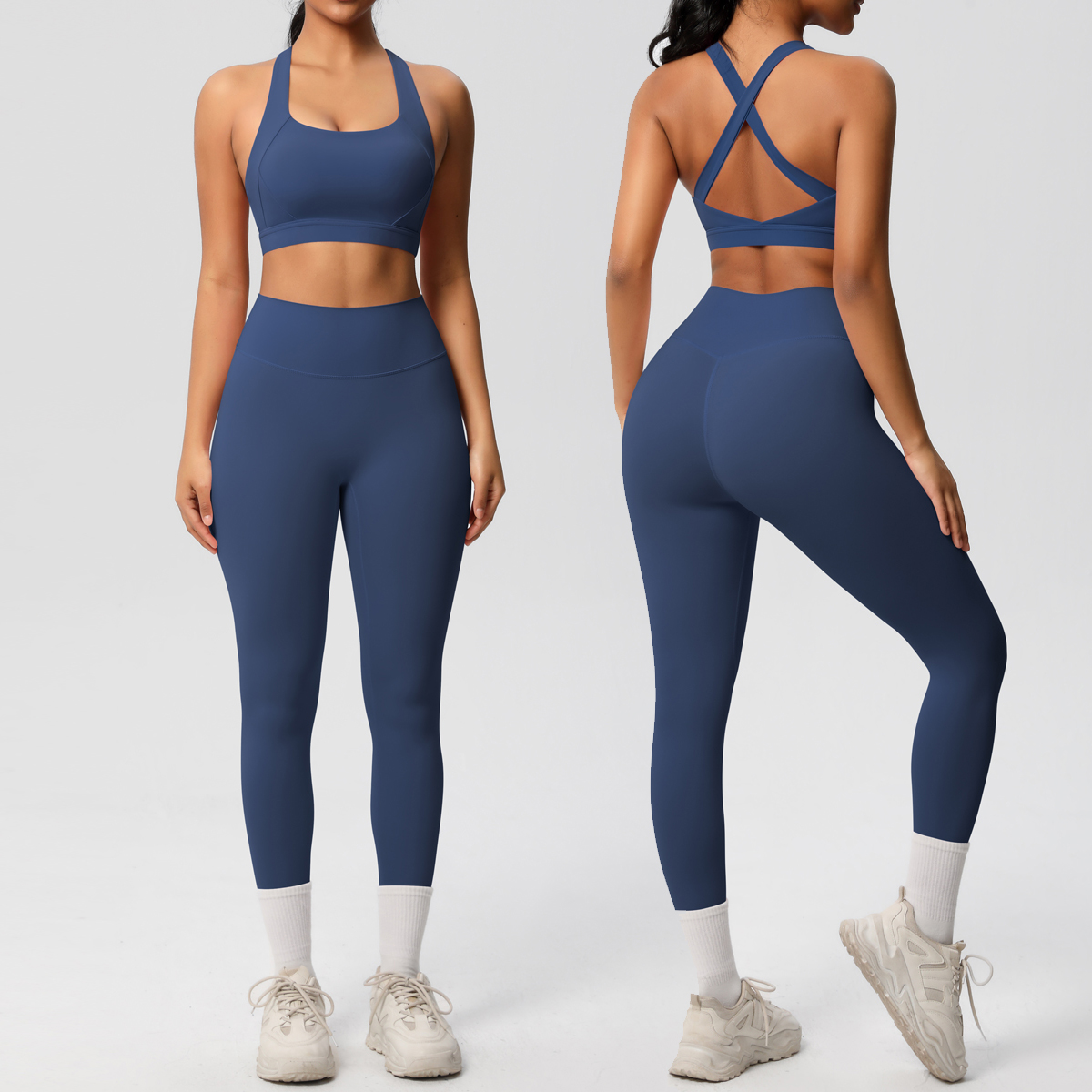Herbal Yoga - 2 Pieces Sportswear Yoga Set Gym