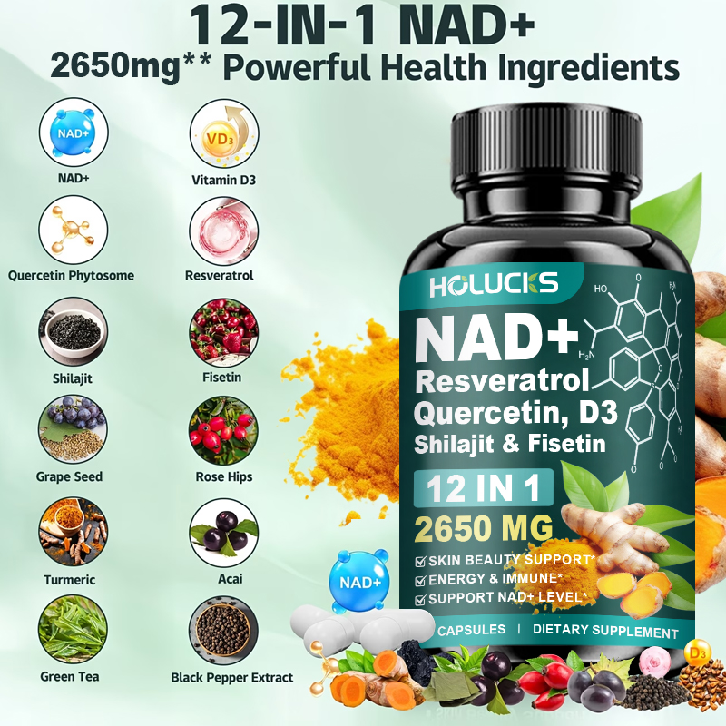 HOLUCKS High Potency NAD+ Caps - Wellness Quercetin avis et prix