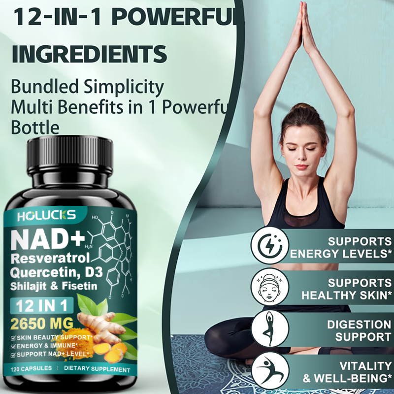 HOLUCKS High Potency NAD+ Caps - Wellness Quercetin avis et prix