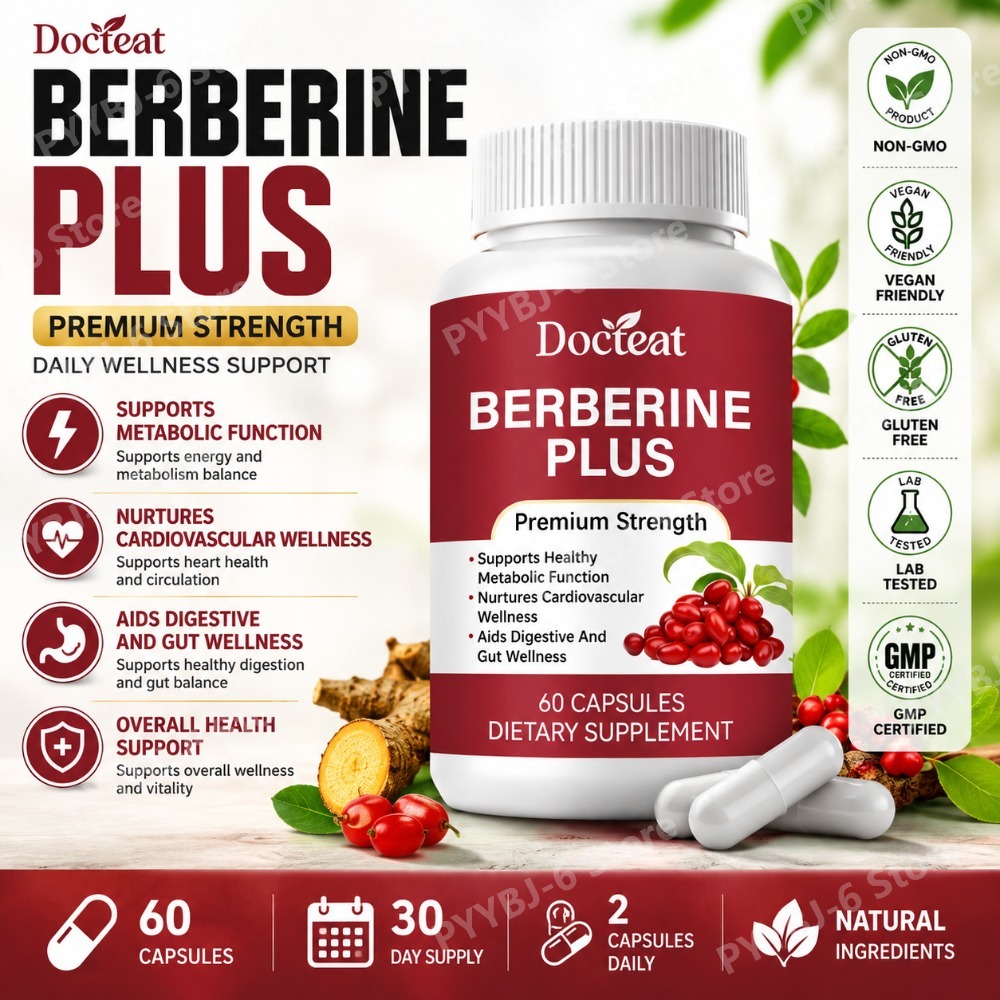 Berberine Plus Supplement 60Ca - Herbal Wellness For You avis et prix