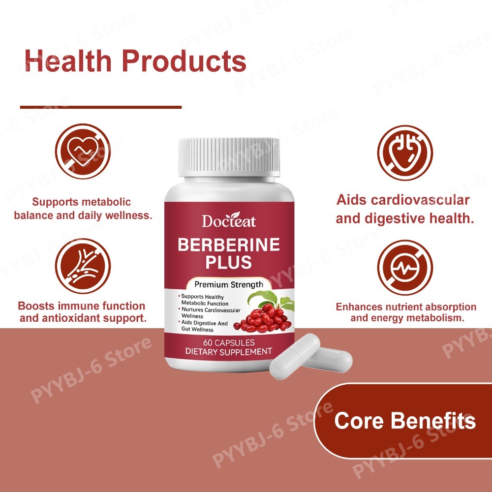 Berberine Plus Supplement 60Ca - Herbal Wellness For You avis et prix