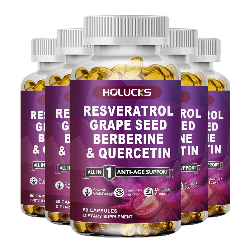 HOLUCKS Organic Resveratrol Ca - Wellness Quercetin avis et prix