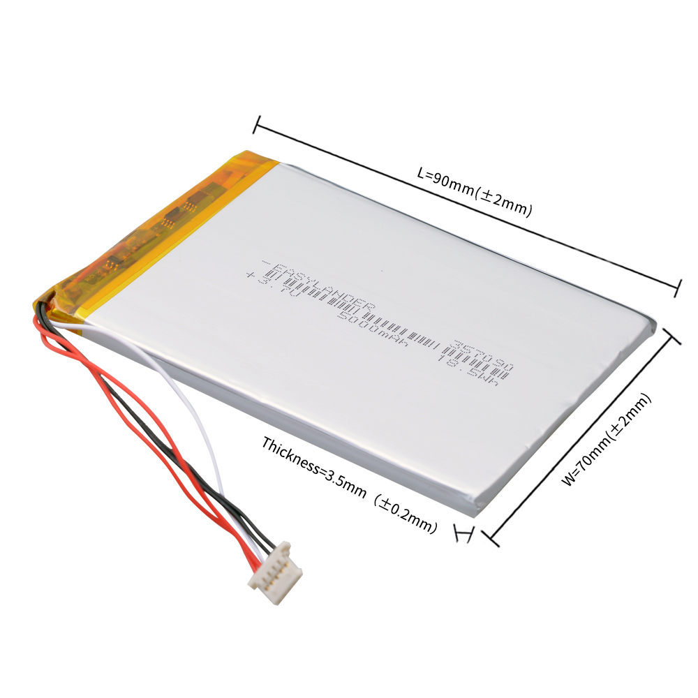 5-wire  357090 3.7V 5000mAh Re - Herbal Wellness Book avis et prix