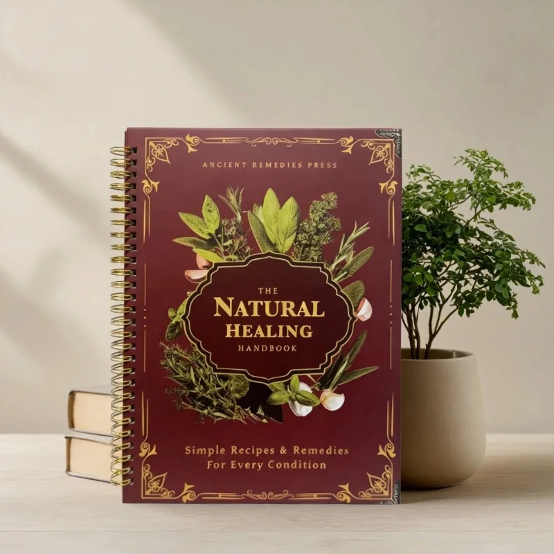 Natural Healing Manual Spiral  - Herbal Wellness Book avis et prix