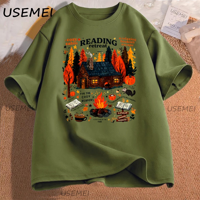 Cozy Cabin Reading Retreat T-s - Herbal Wellness Book avis et prix