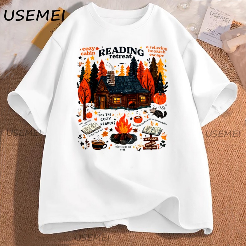Cozy Cabin Reading Retreat T-s - Herbal Wellness Book avis et prix