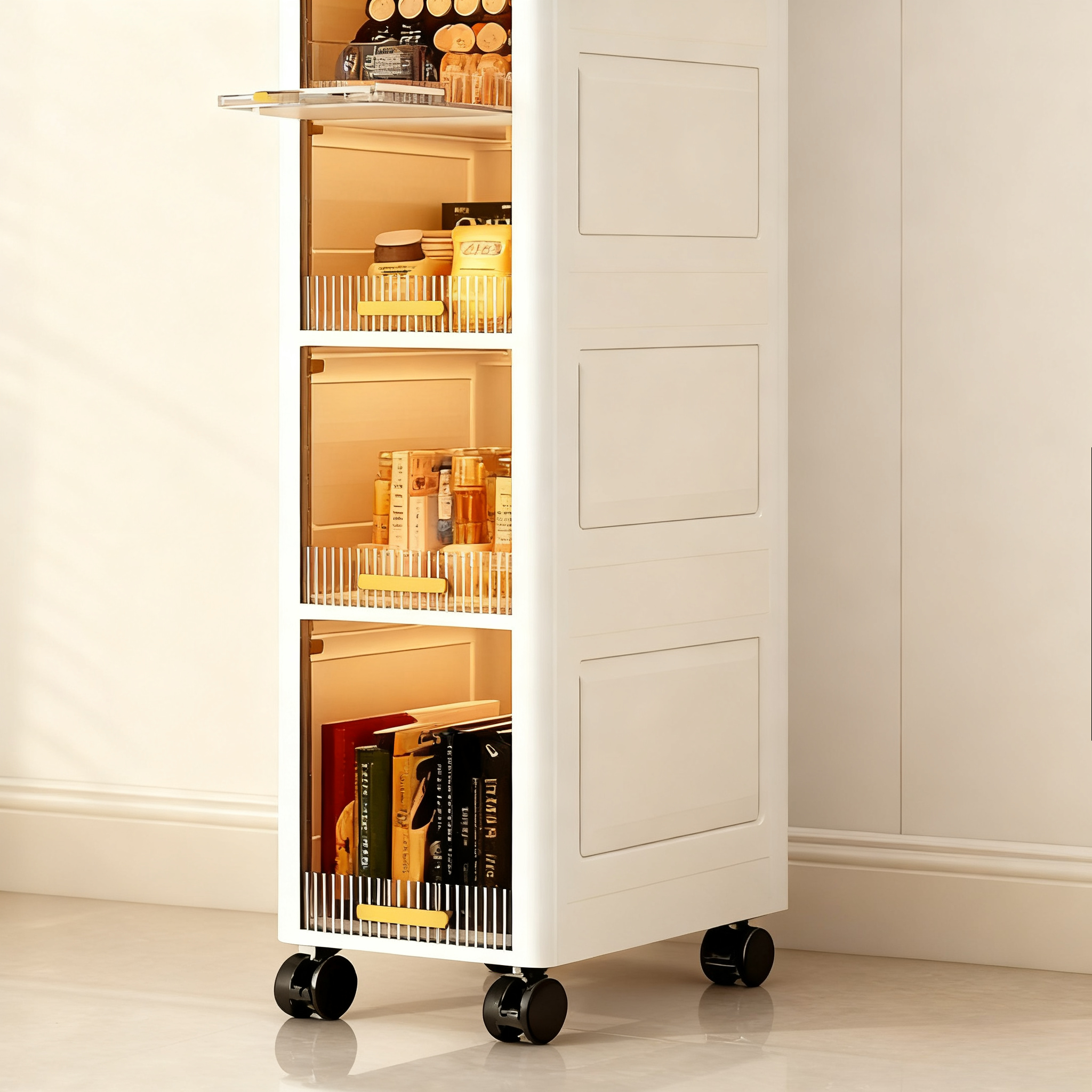 Swivel Wheel Mobile Kitchen St - Herbal Wellness Book avis et prix