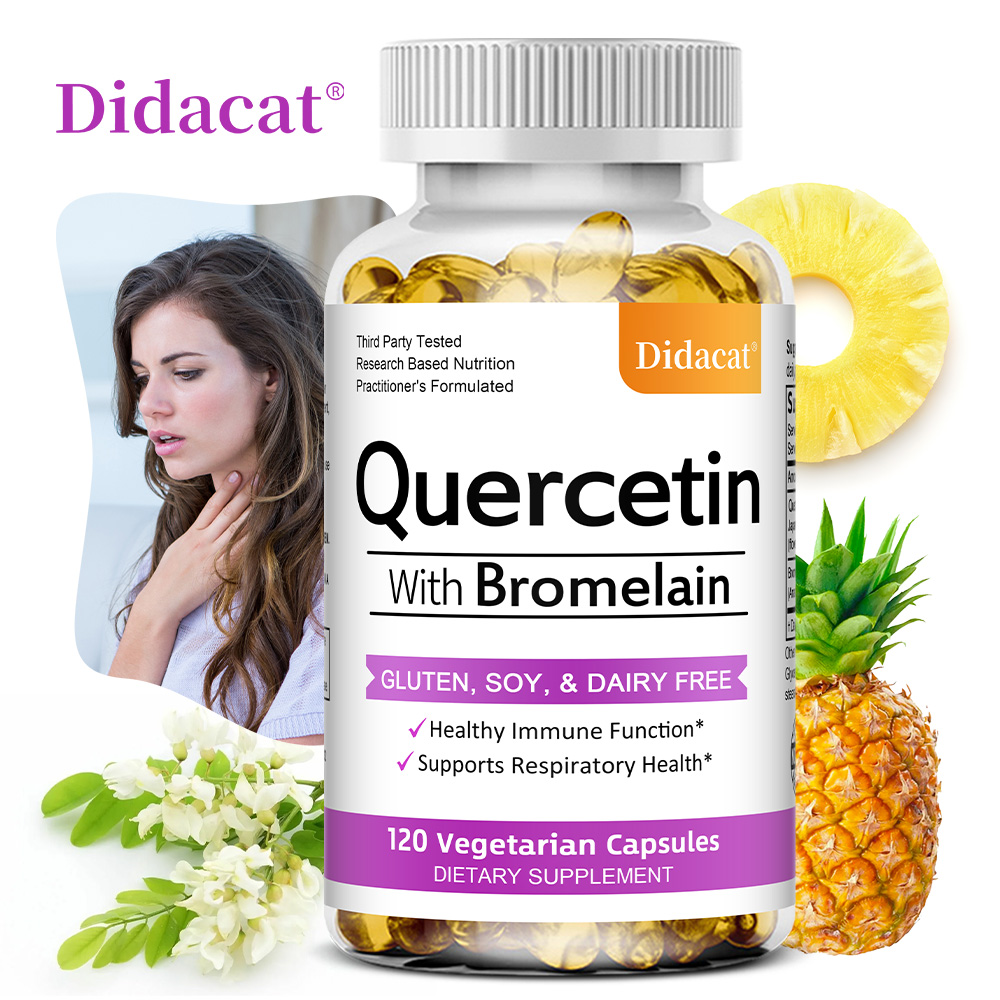 Quercetin & Bromelain Capsules - Wellness Quercetin avis et prix