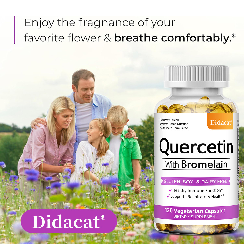 Quercetin & Bromelain Capsules - Wellness Quercetin avis et prix