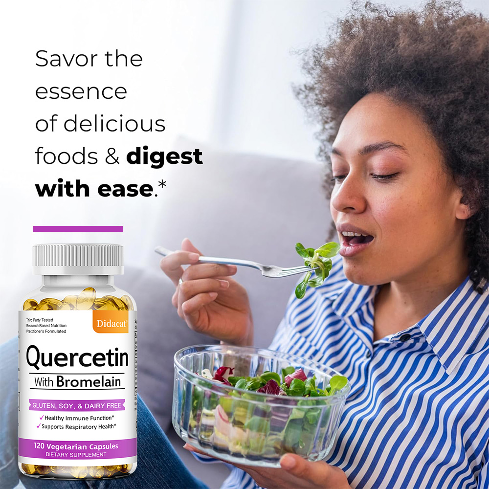 Quercetin & Bromelain Capsules - Wellness Quercetin avis et prix