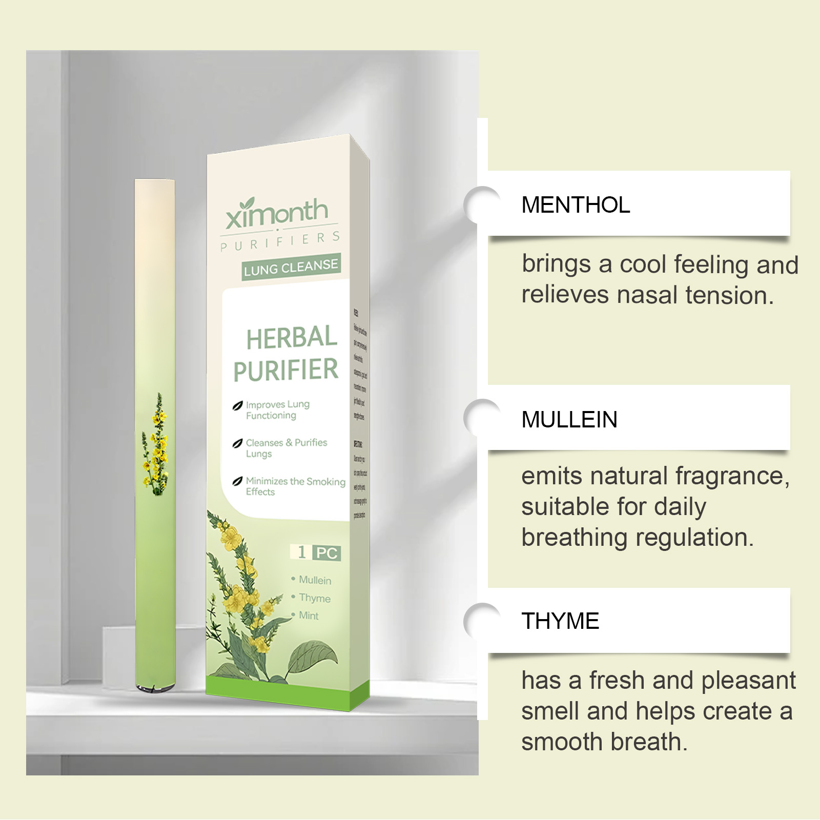 Natural Herbal Breathing Stick - Herbal Wellness For You avis et prix