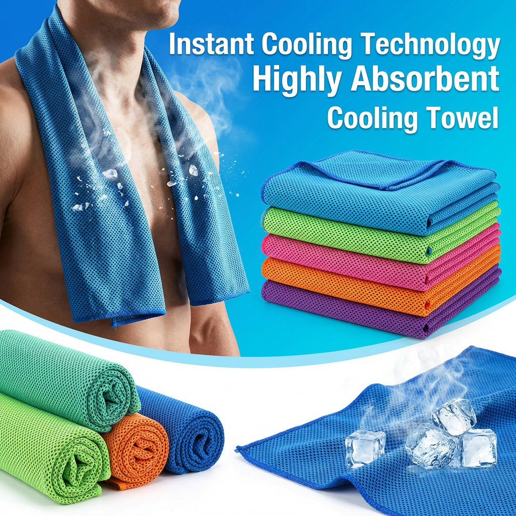 1Pcs Cooling Towel with EVA Bo - Herbal Yoga avis et prix