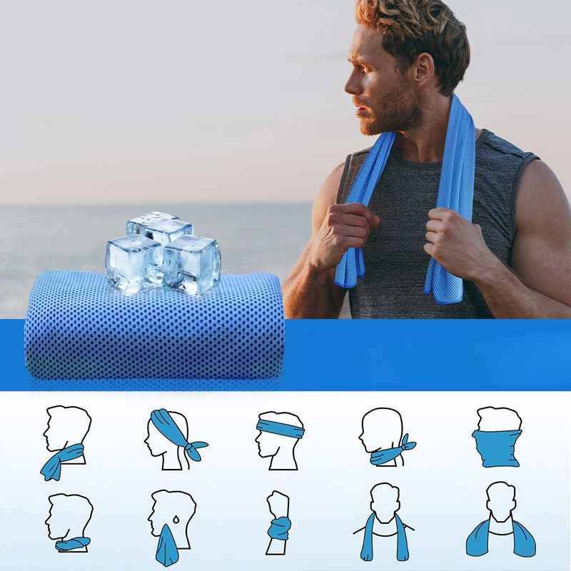 1Pcs Cooling Towel with EVA Bo - Herbal Yoga avis et prix