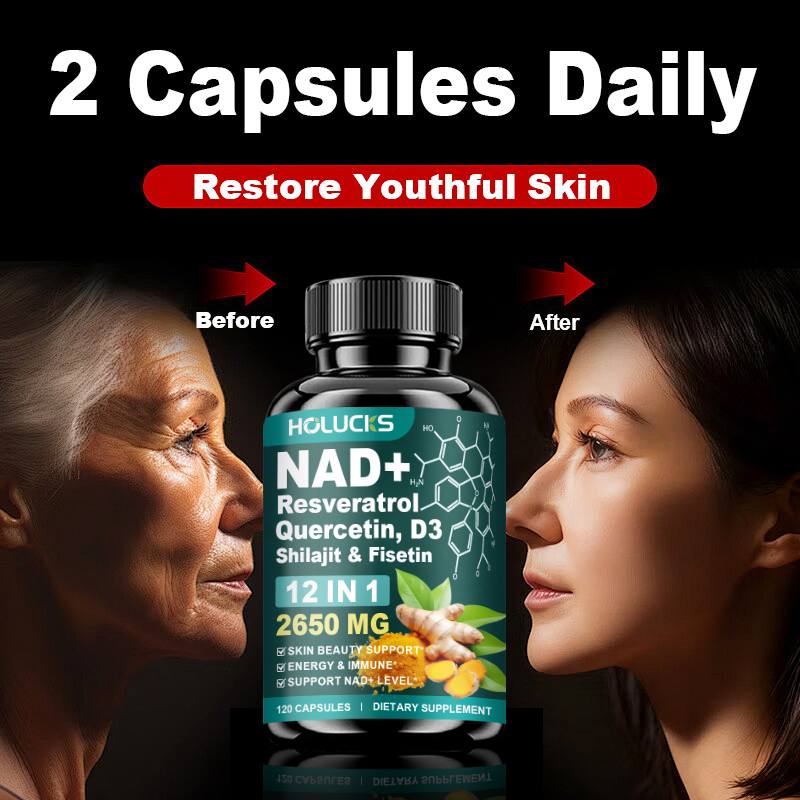 HOLUCKS 12-in-1 NAD+ Supplemen - Wellness Quercetin avis et prix