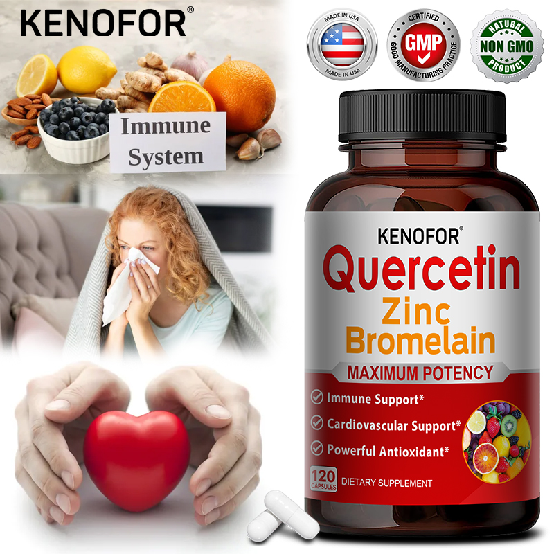 Zinc Quercetin Bromelain Capsu - Wellness Quercetin avis et prix