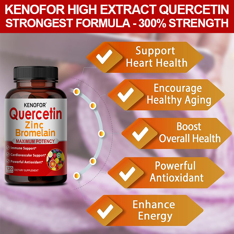 Zinc Quercetin Bromelain Capsu - Wellness Quercetin avis et prix