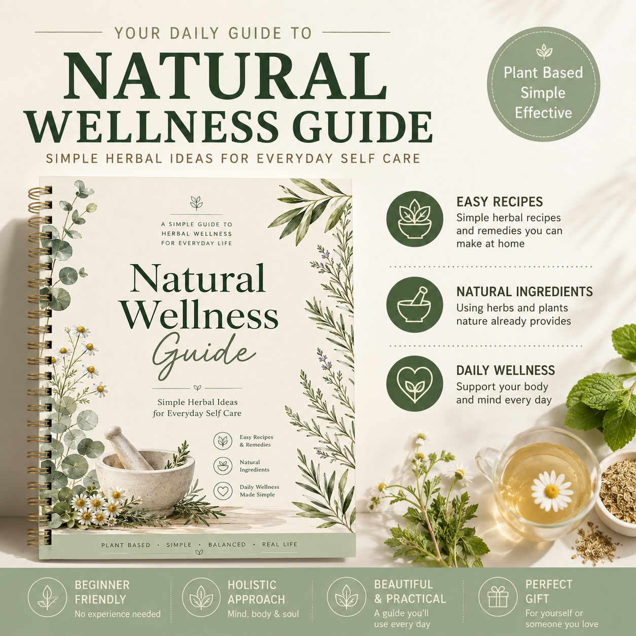 Natural Herbal Healing Guide B - Herbal Wellness Book avis et prix