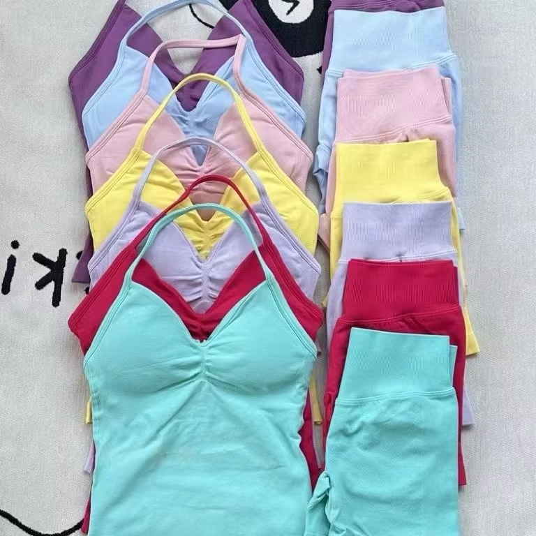 1-2 Pieces Gym Set Women Backl - Herbal Yoga avis et prix