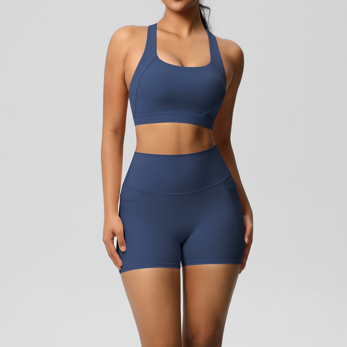 2PCS Sportswear With Pocketed  - Herbal Yoga avis et prix