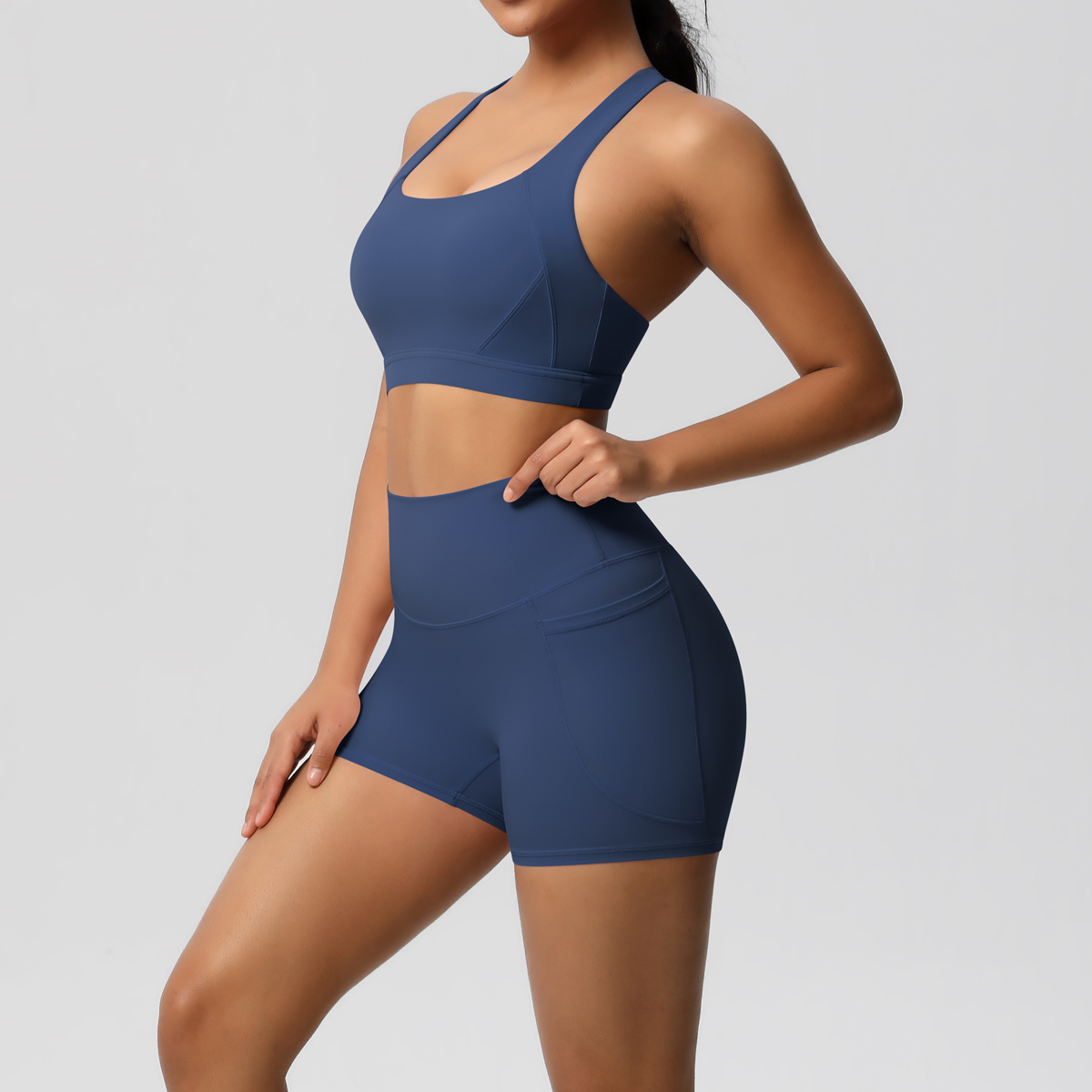 2PCS Sportswear With Pocketed  - Herbal Yoga avis et prix