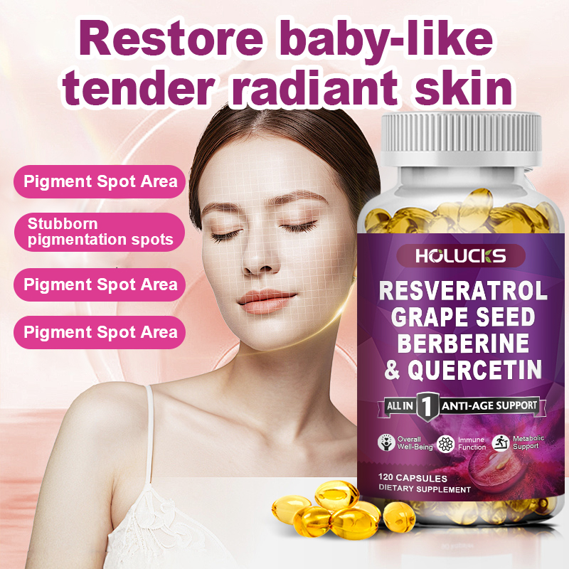 HOLUCKS Resveratrol Supplement - Wellness Quercetin avis et prix