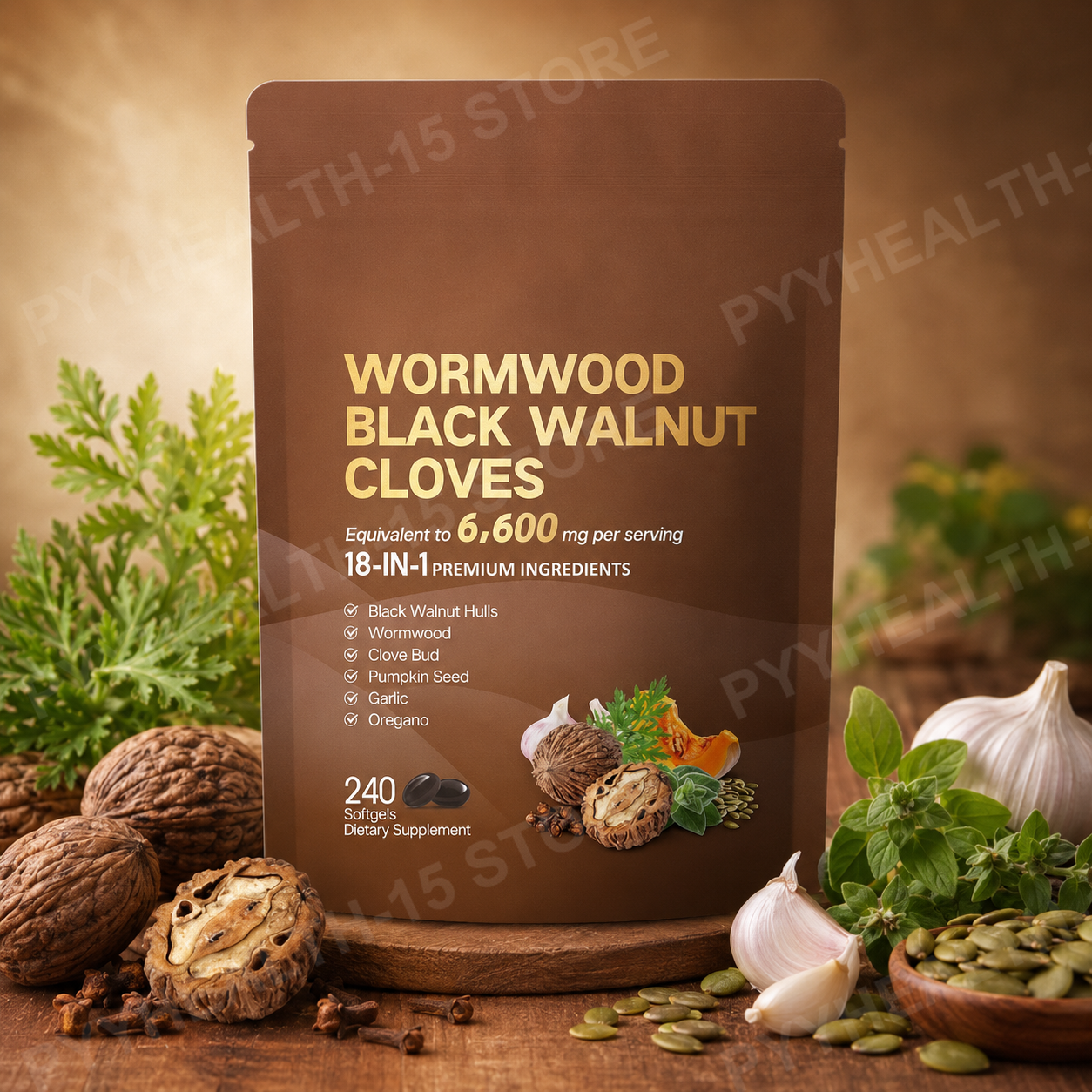 18-in-1 Wormwood Black Walnut  - Herbal Wellness For You avis et prix