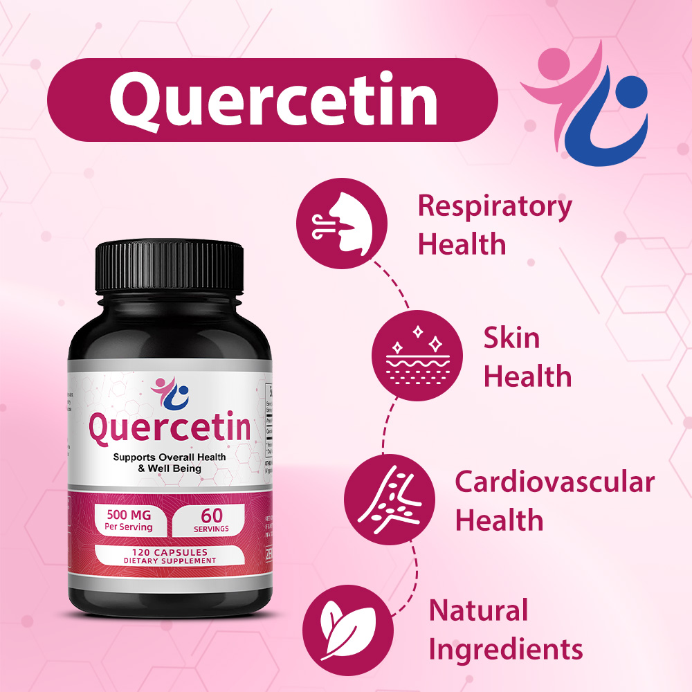 Quercetin 500mg Capsules, Anti - Wellness Quercetin avis et prix